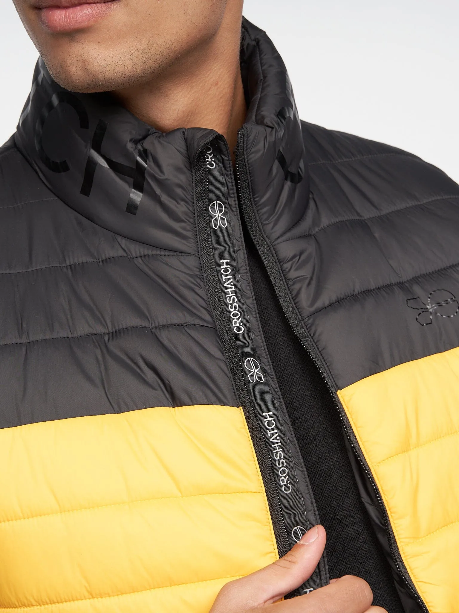 Presnell High Neck Gilet Yellow sold by Brand Corner product image thumbnail 3