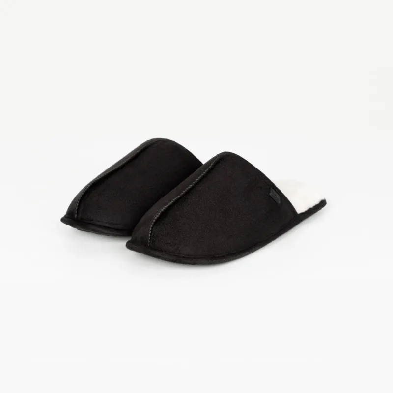 Crosshatch Mens Slamport Mules Black sold by Brand Corner