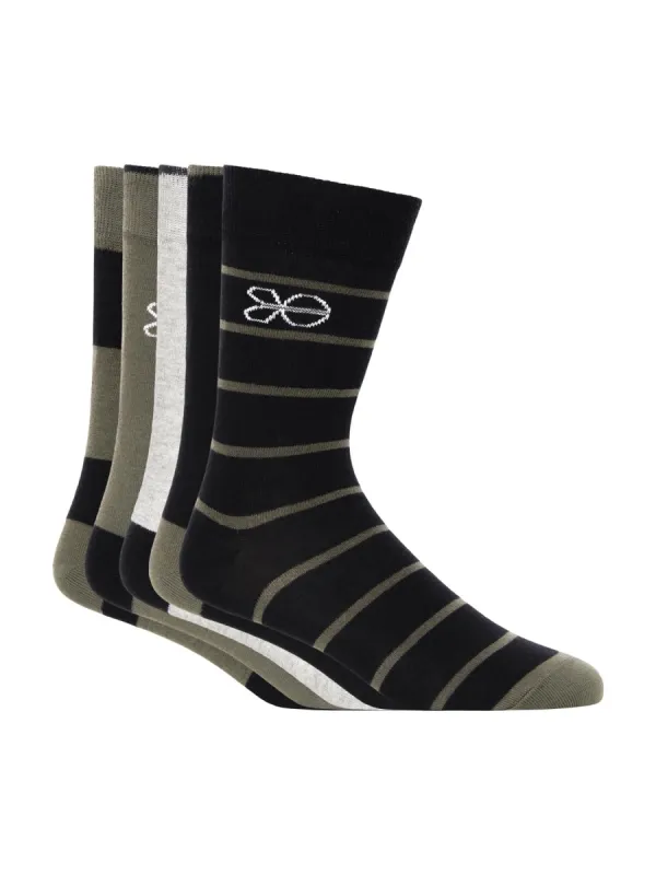 Milato Socks 5pk Olive sold by Brand Corner