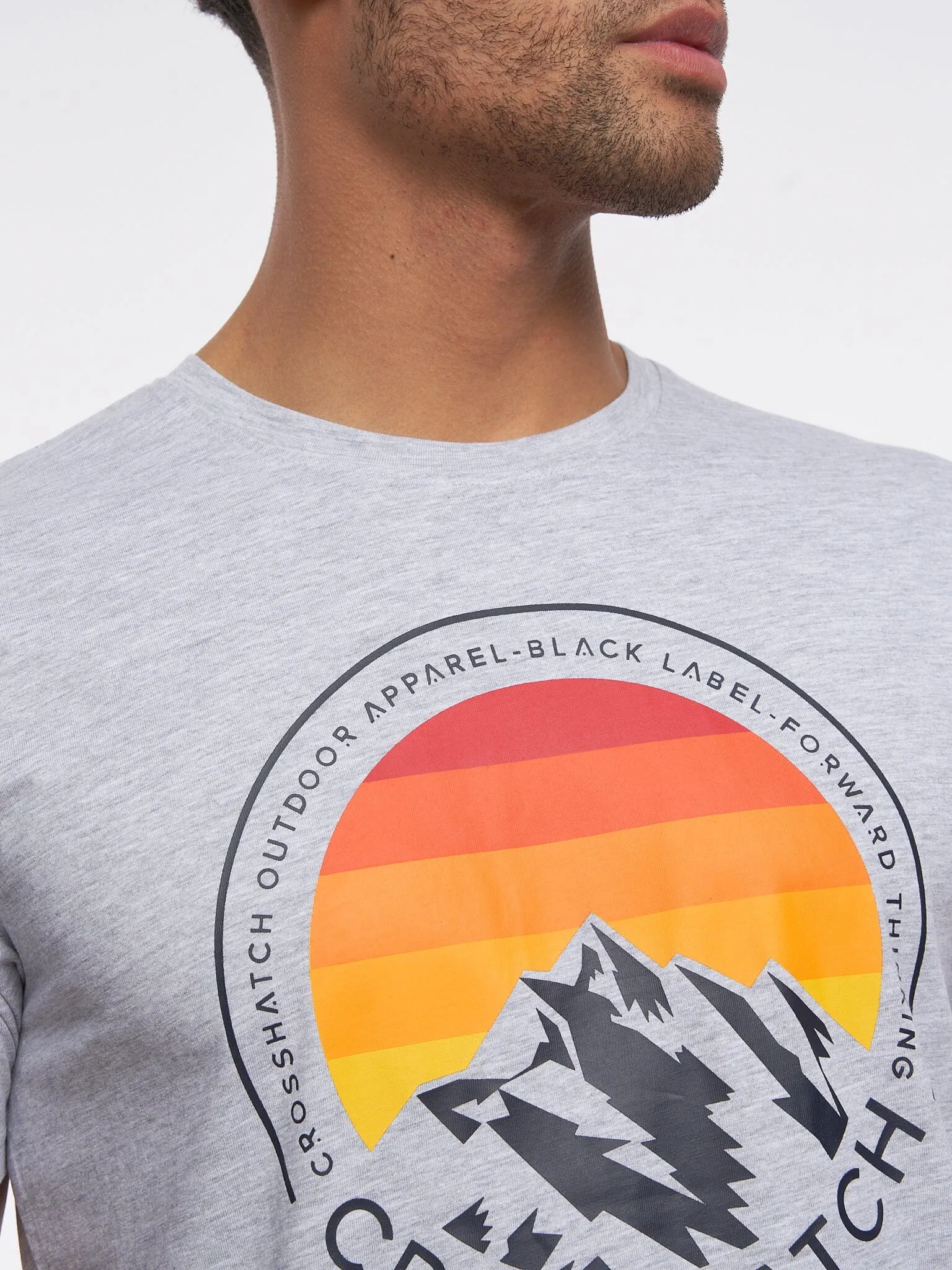 Kamet T-Shirt Grey Marl sold by Brand Corner product image thumbnail 4