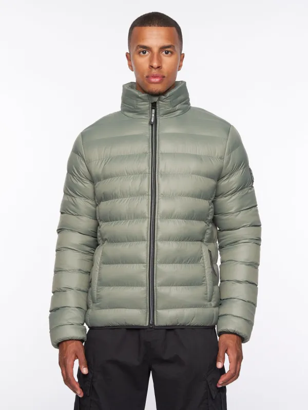 Mens Sheemy Padded Jacket Olive sold by Brand Corner