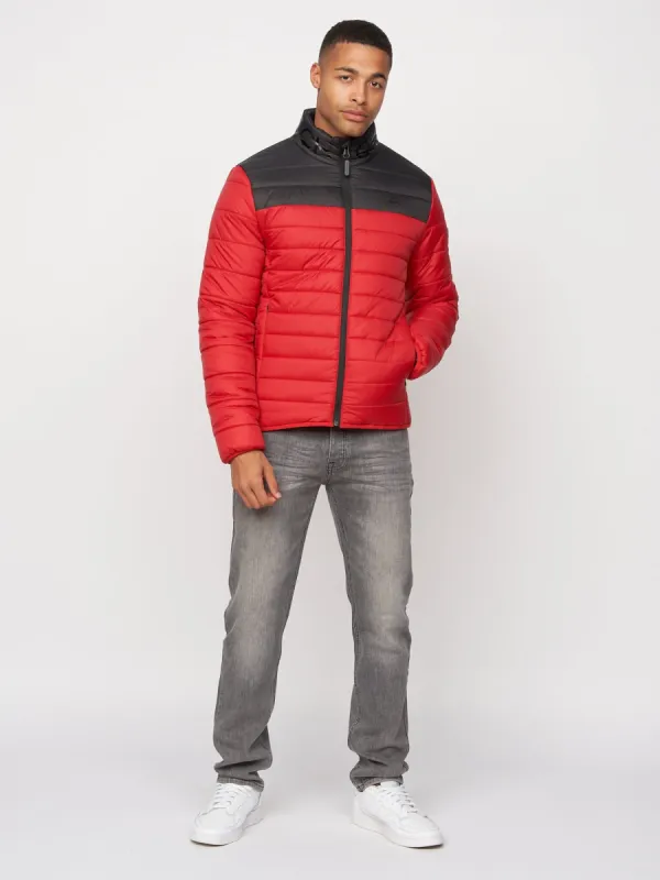 Presnell High Neck Jacket Red sold by Brand Corner