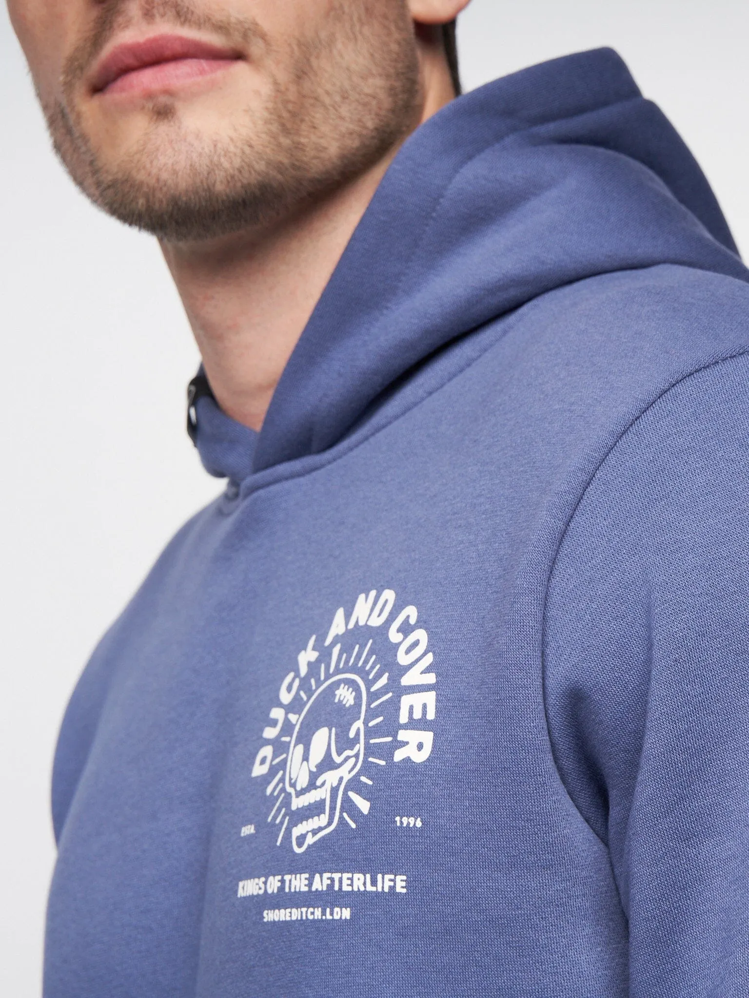 Lennmore Hoodie Mid Blue sold by Brand Corner product image thumbnail 4