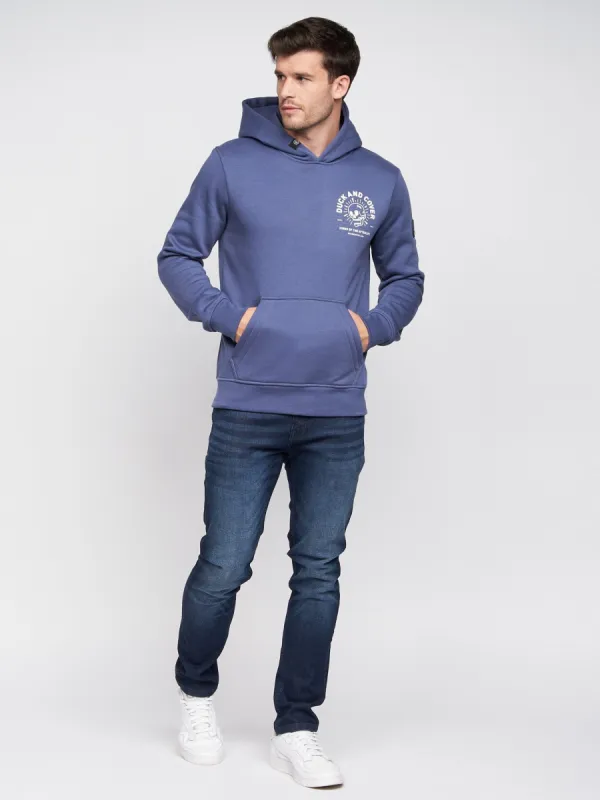 Lennmore Hoodie Mid Blue sold by Brand Corner