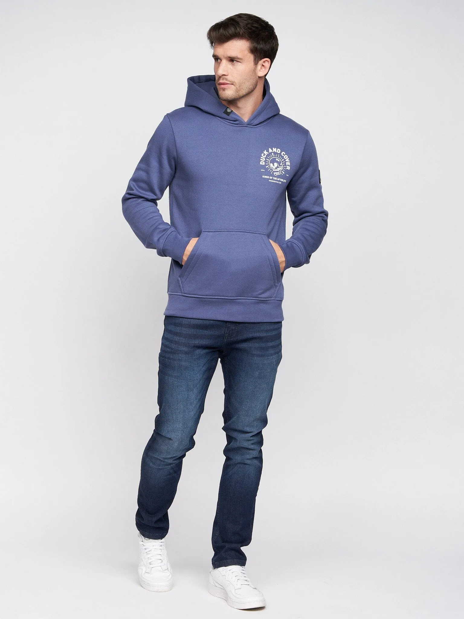 Lennmore Hoodie Mid Blue sold by Brand Corner