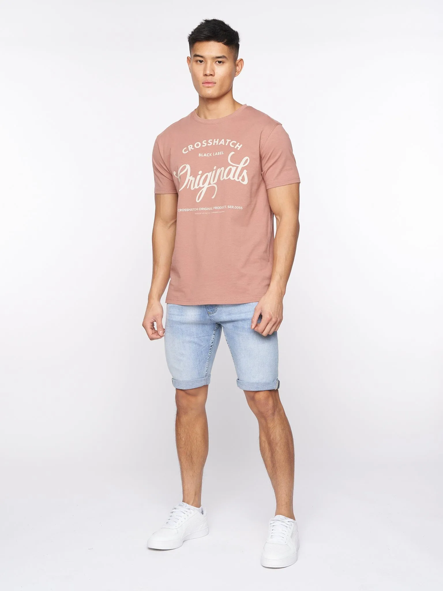 Tonwin Embossed Denim Shorts Light Wash sold by Brand Corner product image thumbnail 2