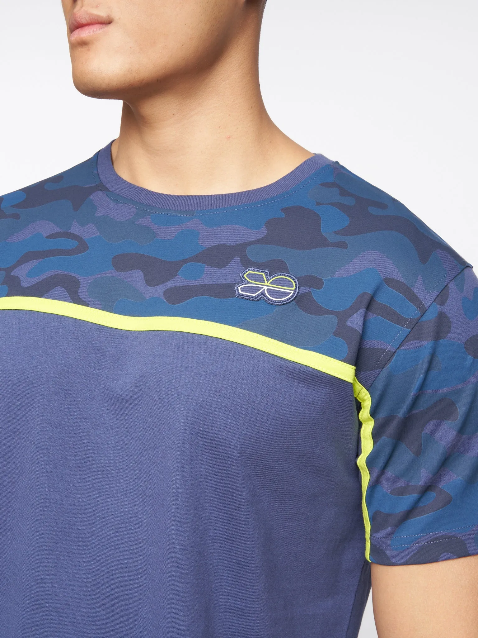 Brightling Camo T-Shirt Denim Blue sold by Brand Corner product image thumbnail 4