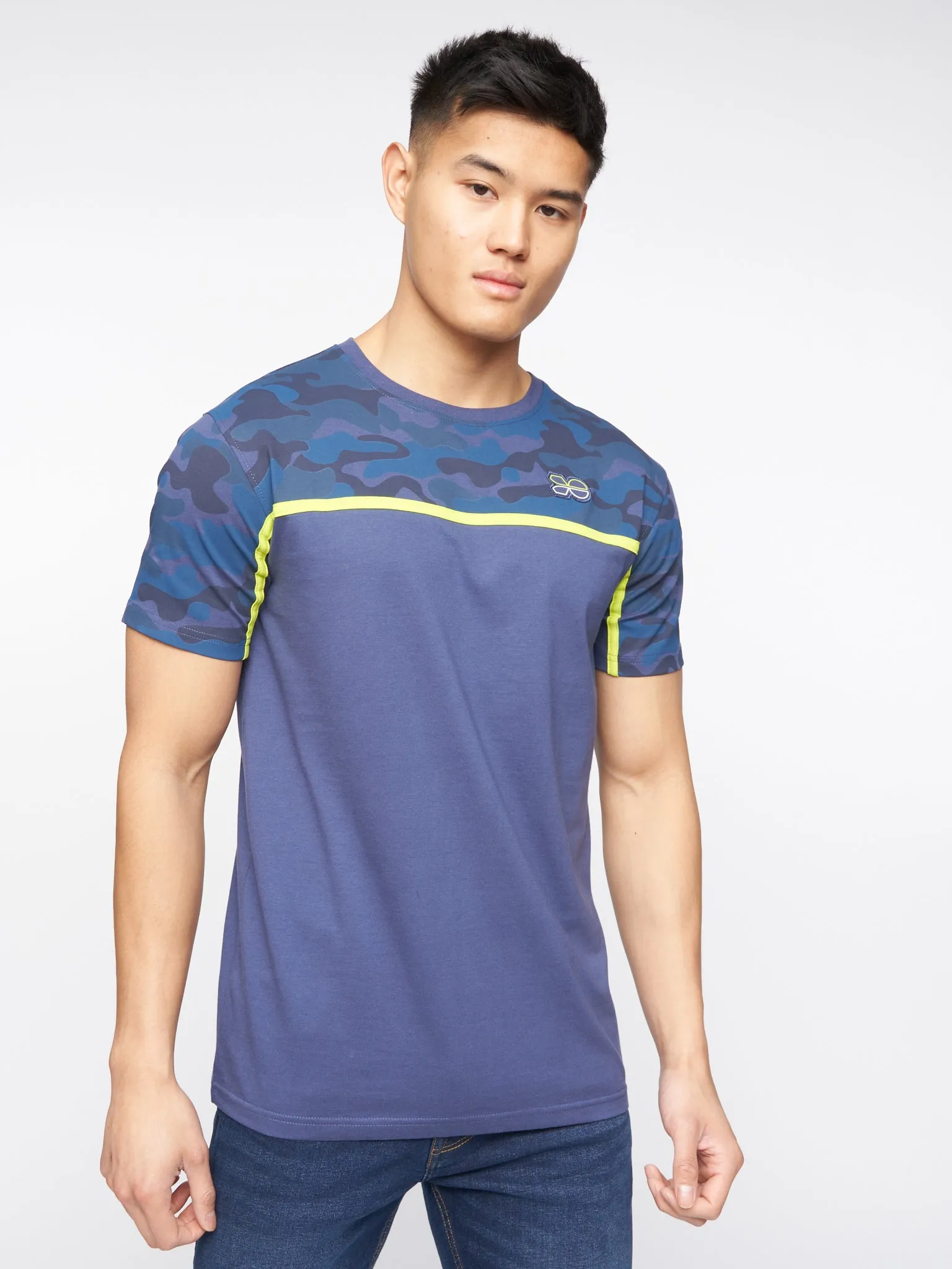 Brightling Camo T-Shirt Denim Blue sold by Brand Corner