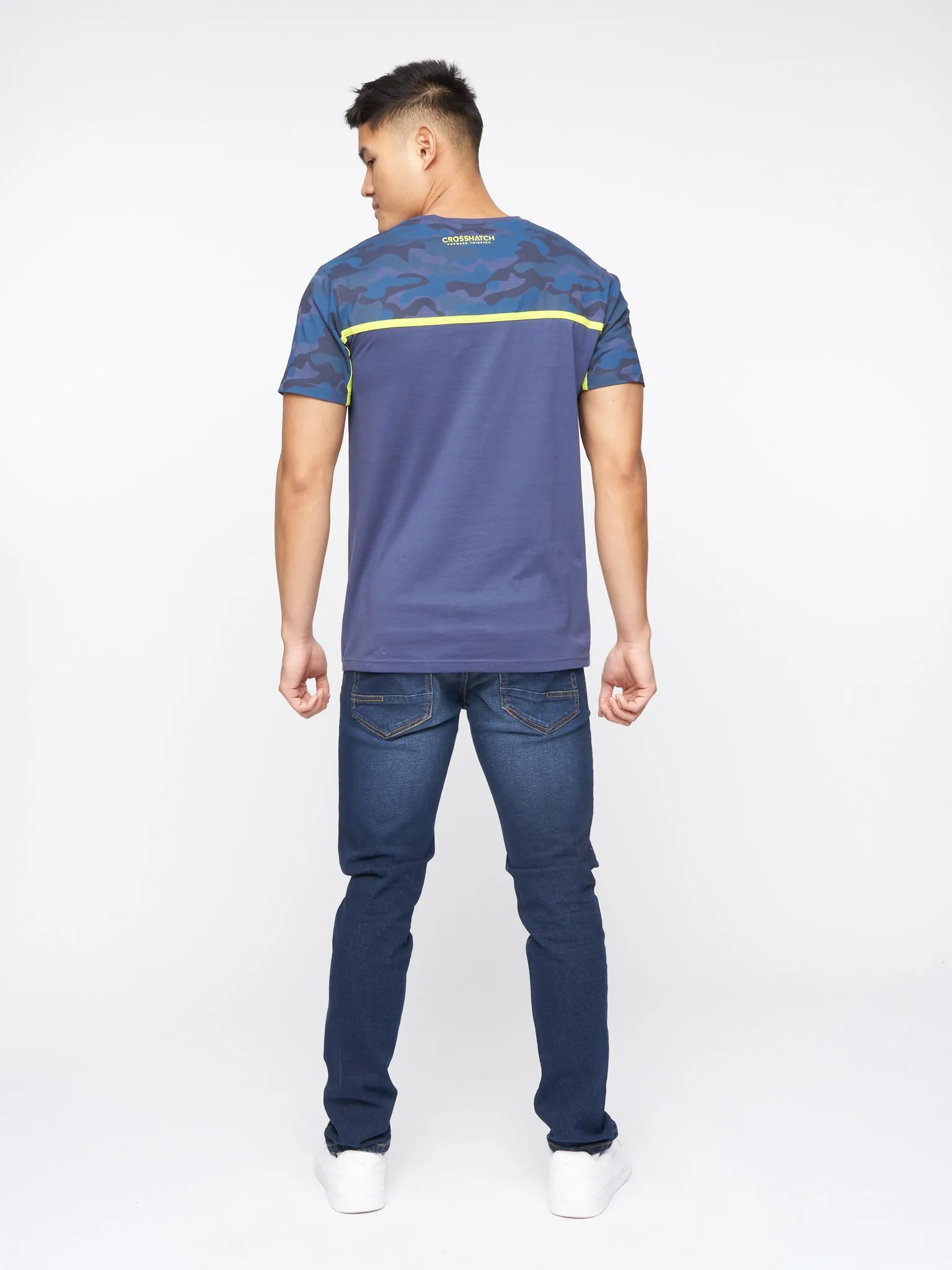 Brightling Camo T-Shirt Denim Blue sold by Brand Corner product image thumbnail 3