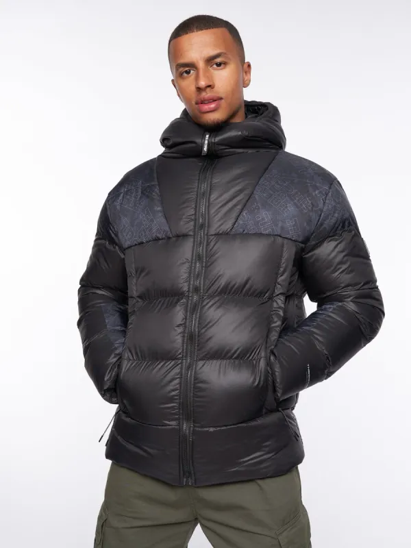 Ryebank Padded Jacket Black Camo sold by Brand Corner