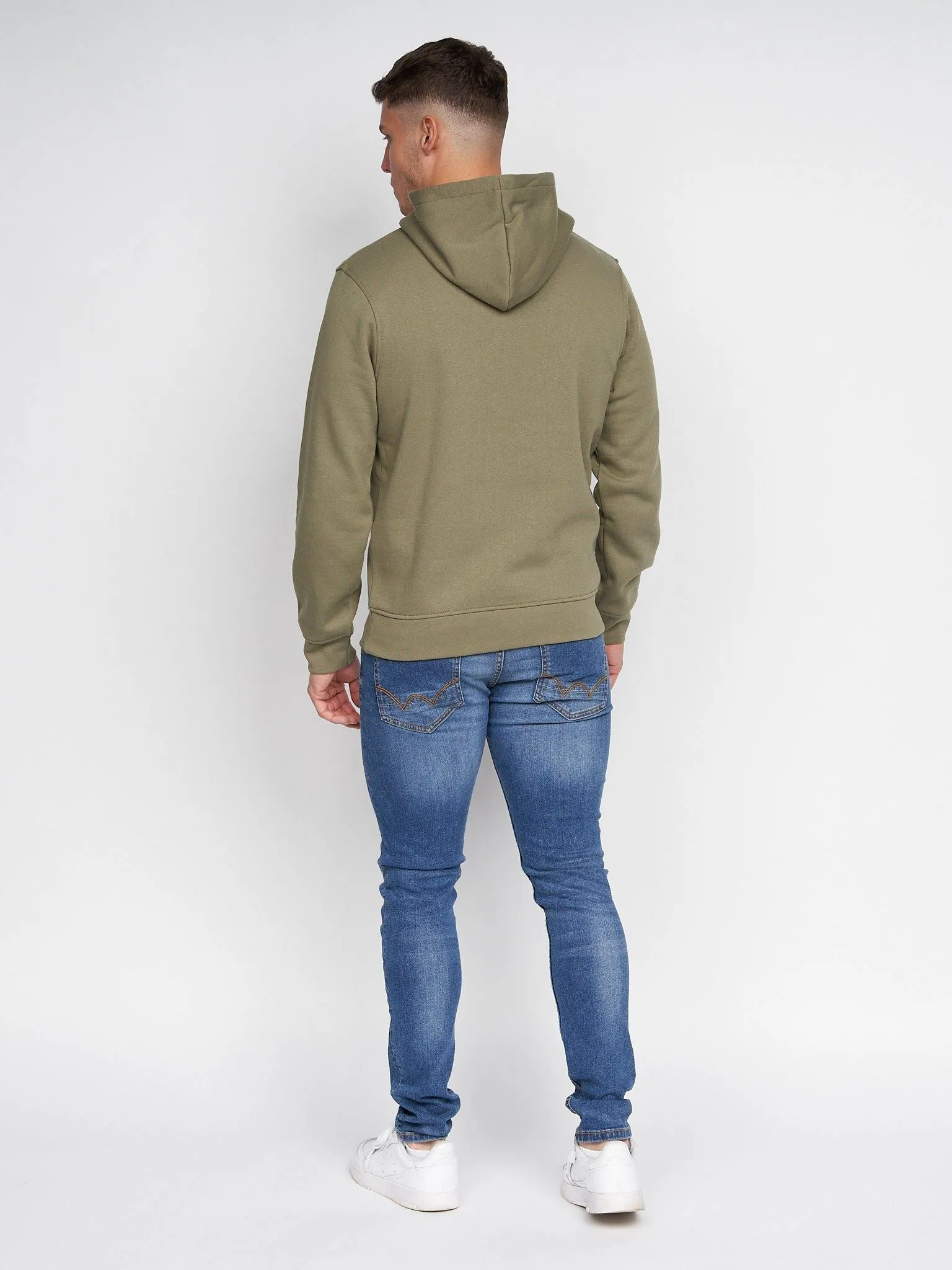Mens Pecklar Hoodie Olive sold by Brand Corner product image thumbnail 4