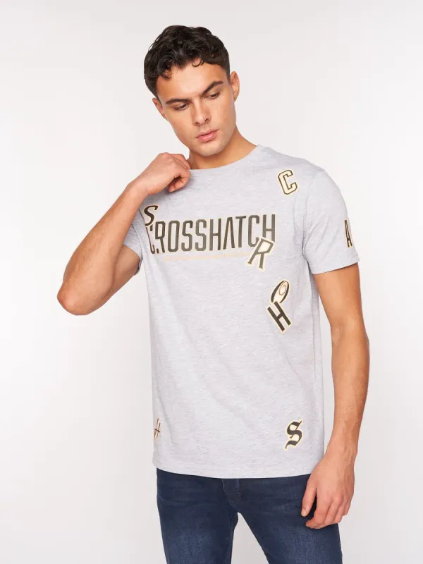 Doddington T-Shirt Light Grey Marl sold by Brand Corner