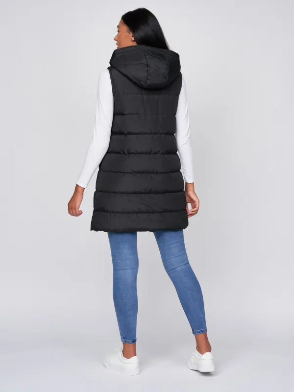 Ladies Samantha Gilet Black sold by Brand Corner