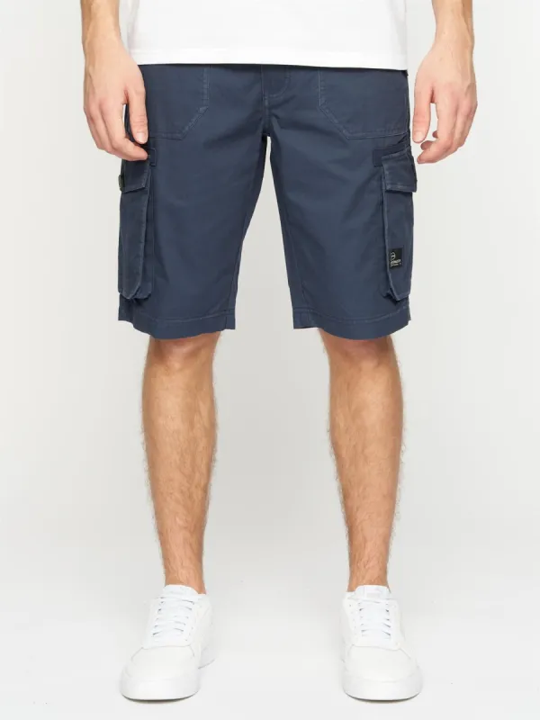 Kyron Cargo Shorts Navy sold by Brand Corner
