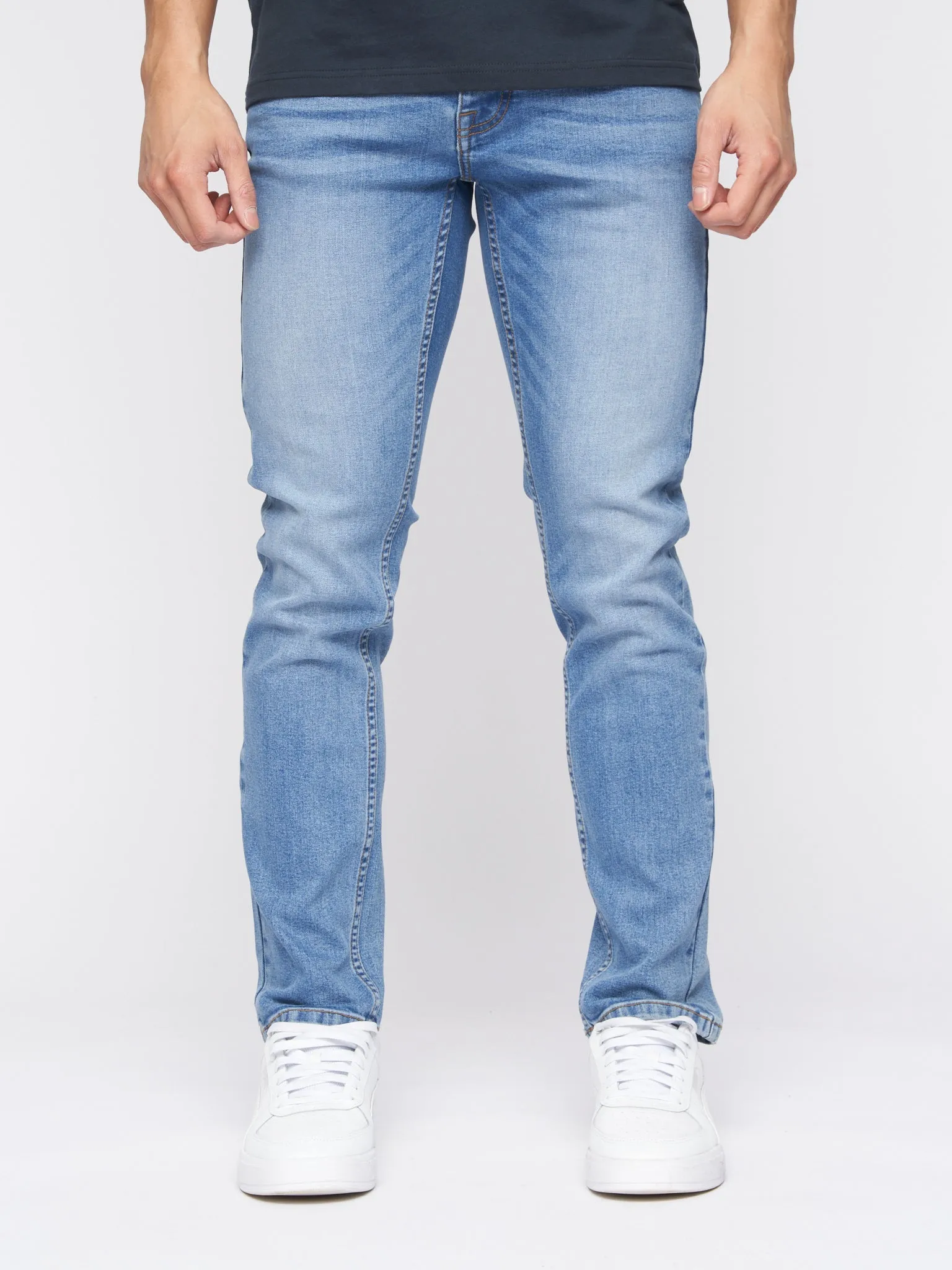 Crosshatch Mens Malcolm Slim Fit Jeans Light Wash sold by Brand Corner product image thumbnail 2
