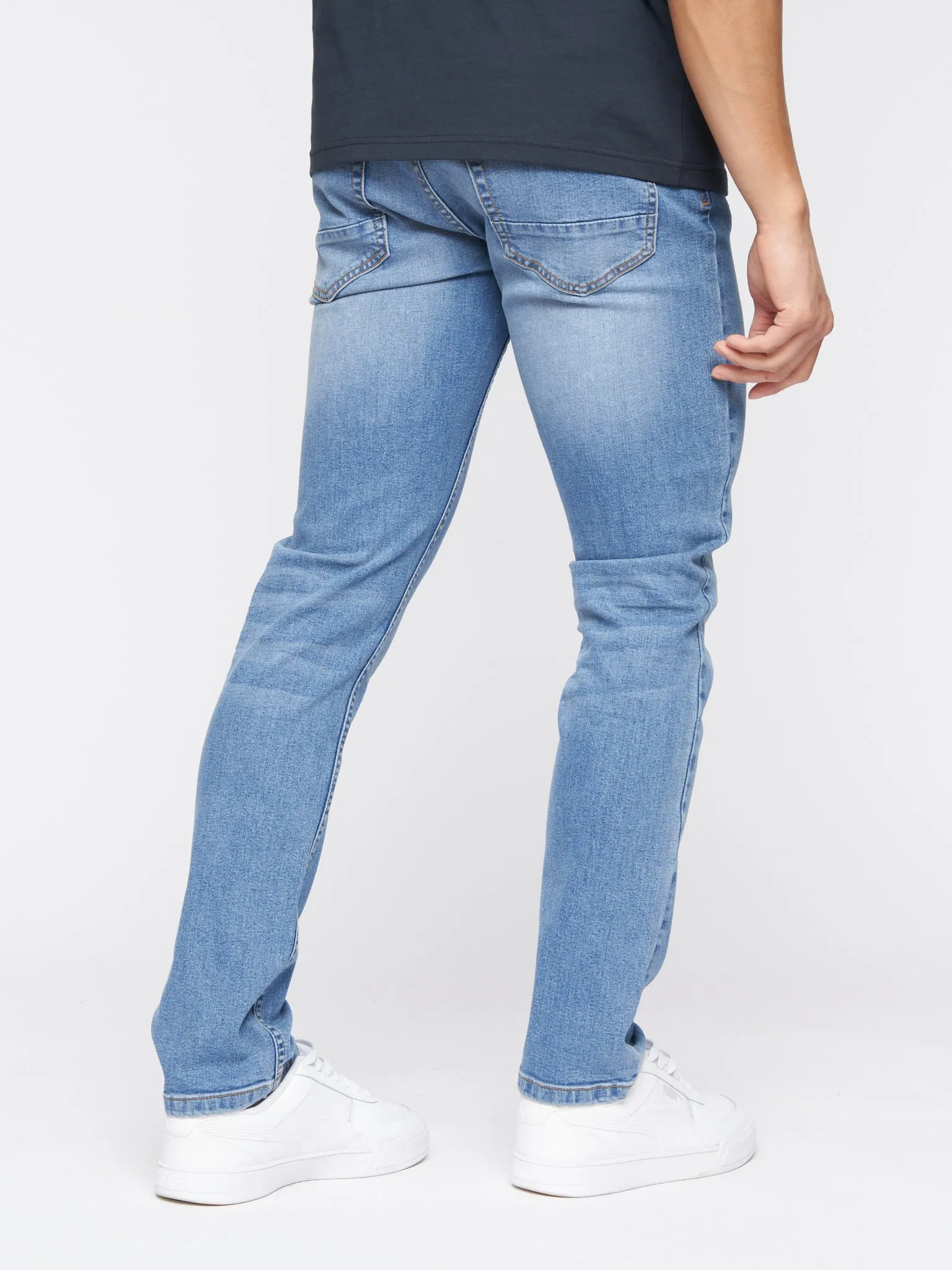 Crosshatch Mens Malcolm Slim Fit Jeans Light Wash sold by Brand Corner product image thumbnail 5