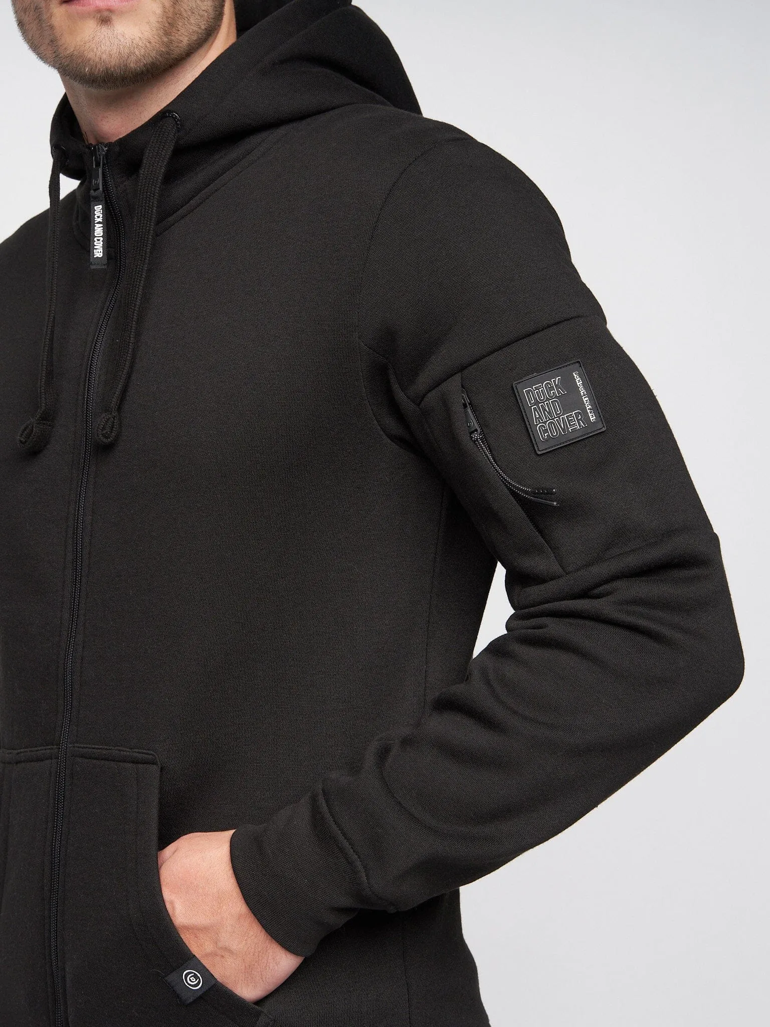 Milgate Zip Thru Hoodie Black sold by Brand Corner product image thumbnail 5