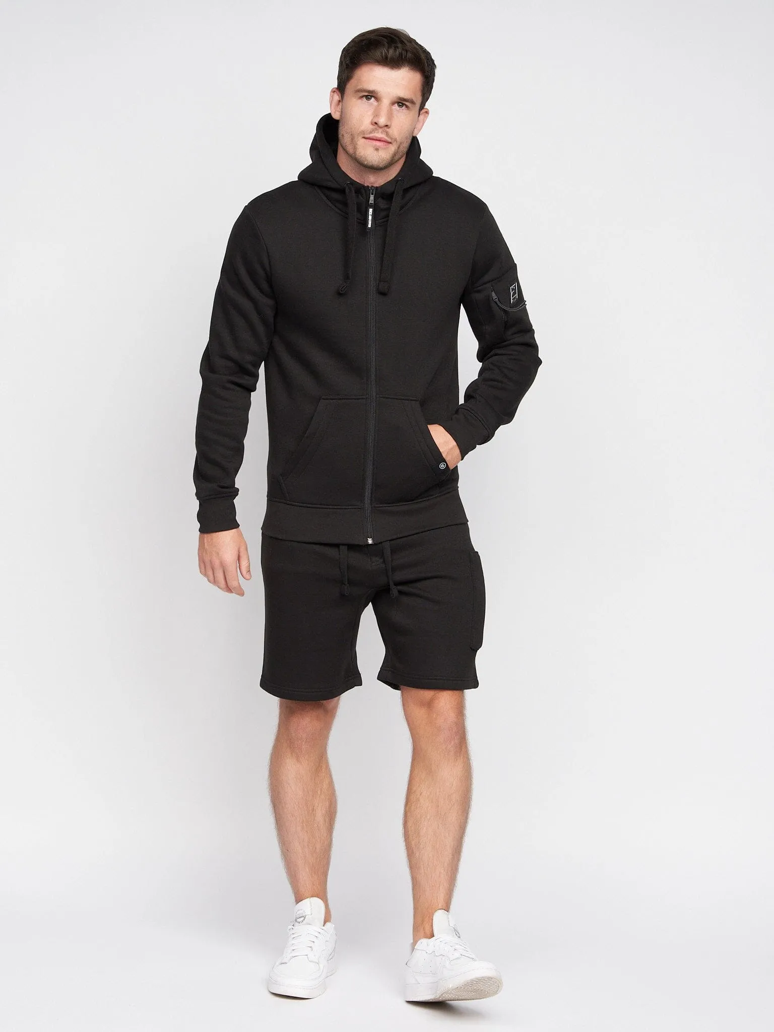 Milgate Zip Thru Hoodie Black sold by Brand Corner product image thumbnail 2
