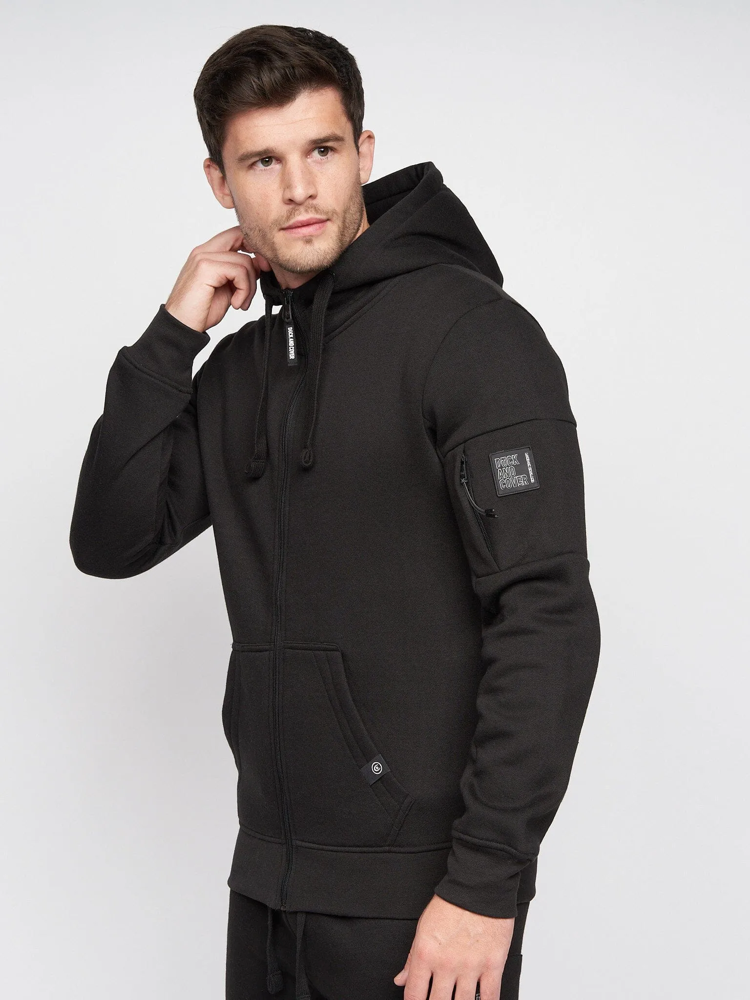 Milgate Zip Thru Hoodie Black sold by Brand Corner product image thumbnail 3