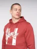 Mens Curveball Hoodie Deep Red sold by Brand Corner