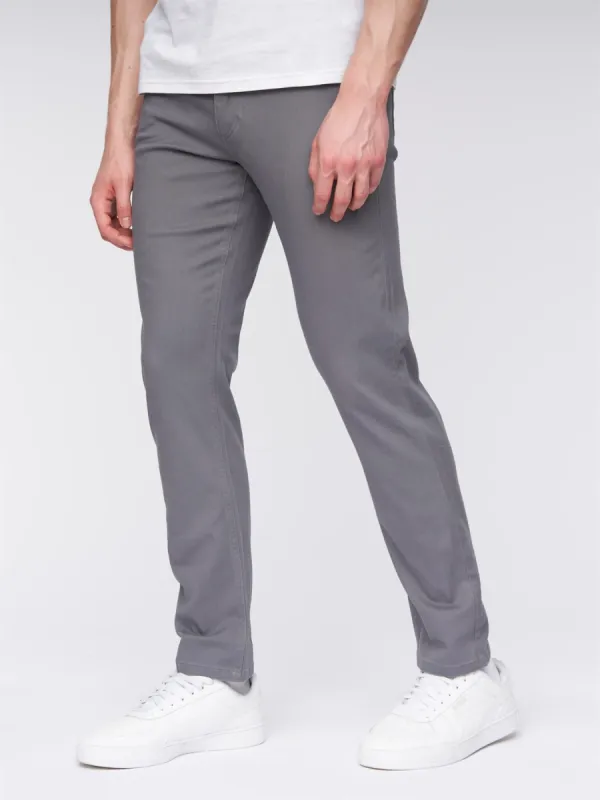 Mens Visit Chinos Grey sold by Brand Corner