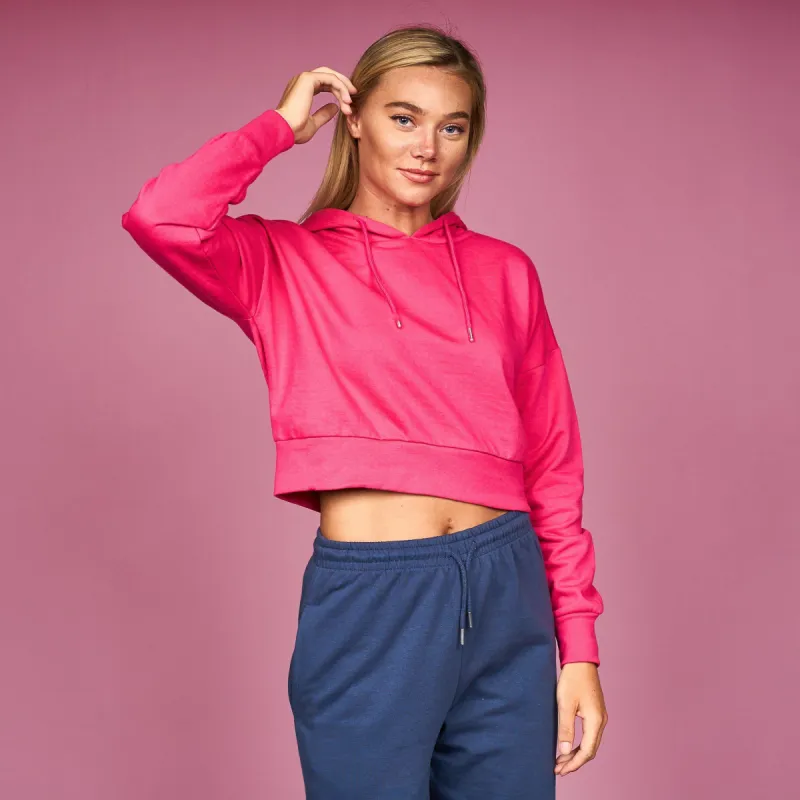 Juice Ladies Danica Crop Hoodie Magenta sold by Brand Corner
