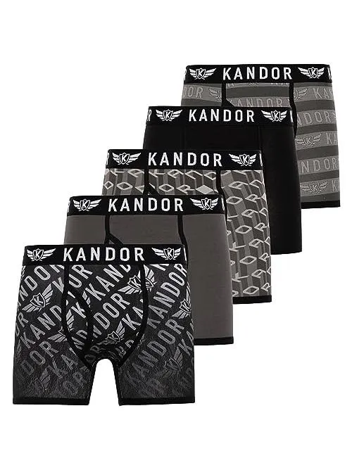 Men's Lingo Boxers 5pk Black sold by Brand Corner