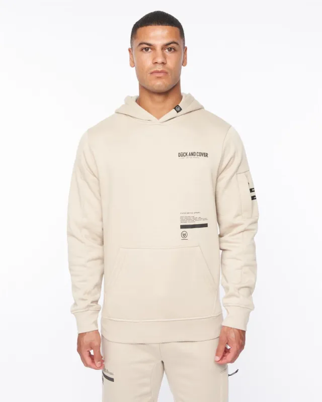 Heningys Hoodie Greige made by Duck and Cover