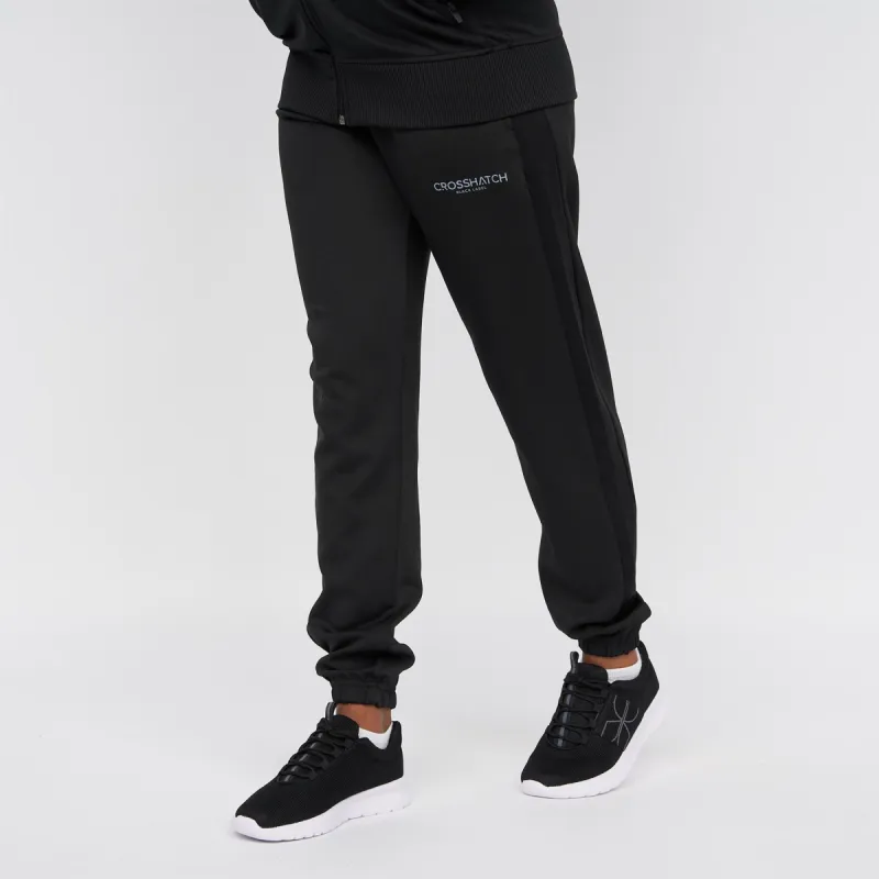 Ladies Genova Trackpants Black sold by Brand Corner