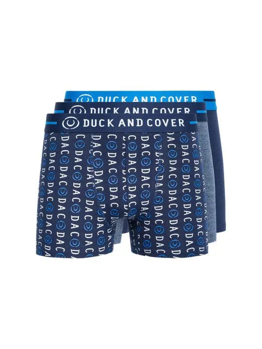 Mens Stamper 2 Boxer Shorts 3pk Navy Mix sold by Brand Corner