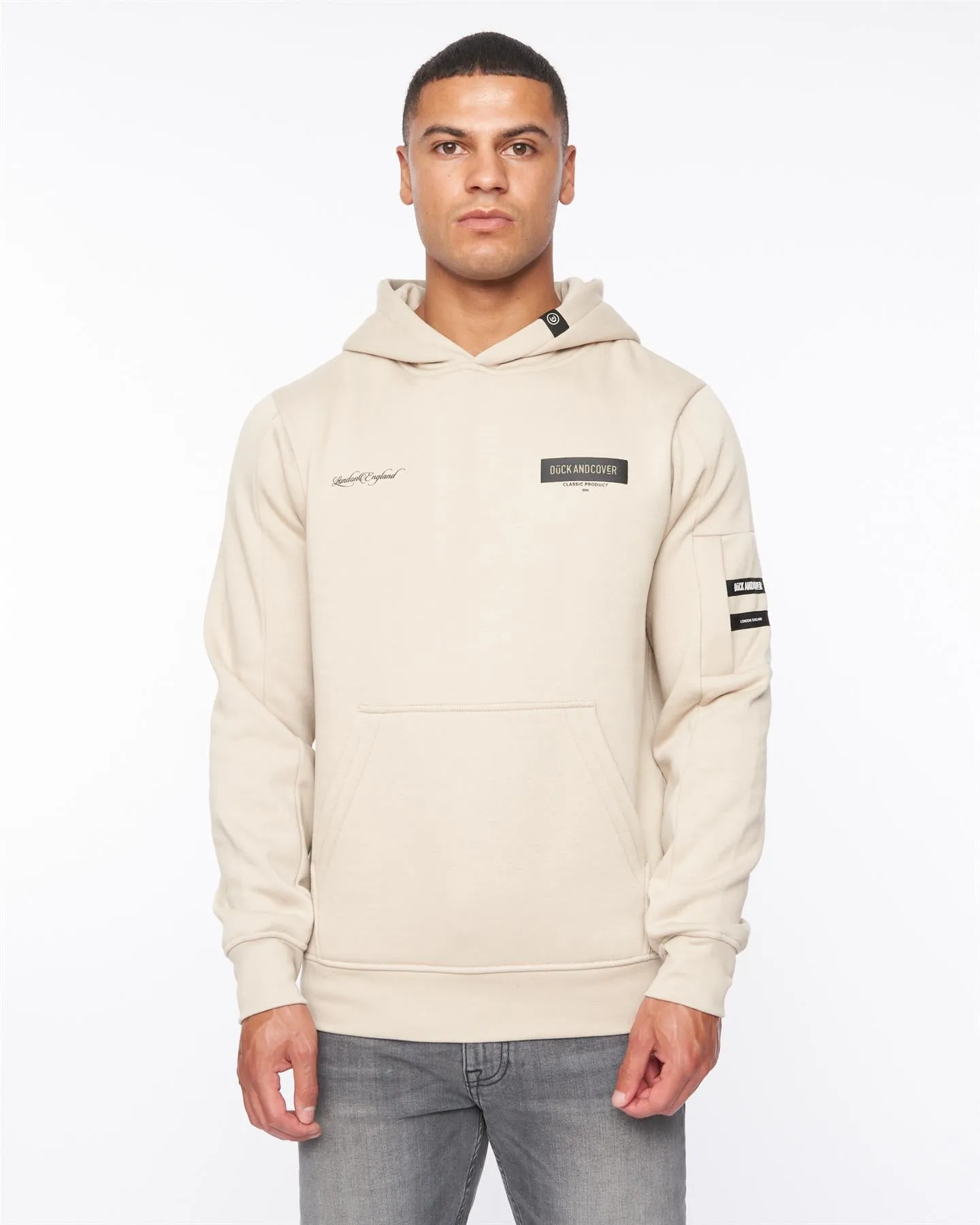 Marsak Hoodie Greige sold by Brand Corner