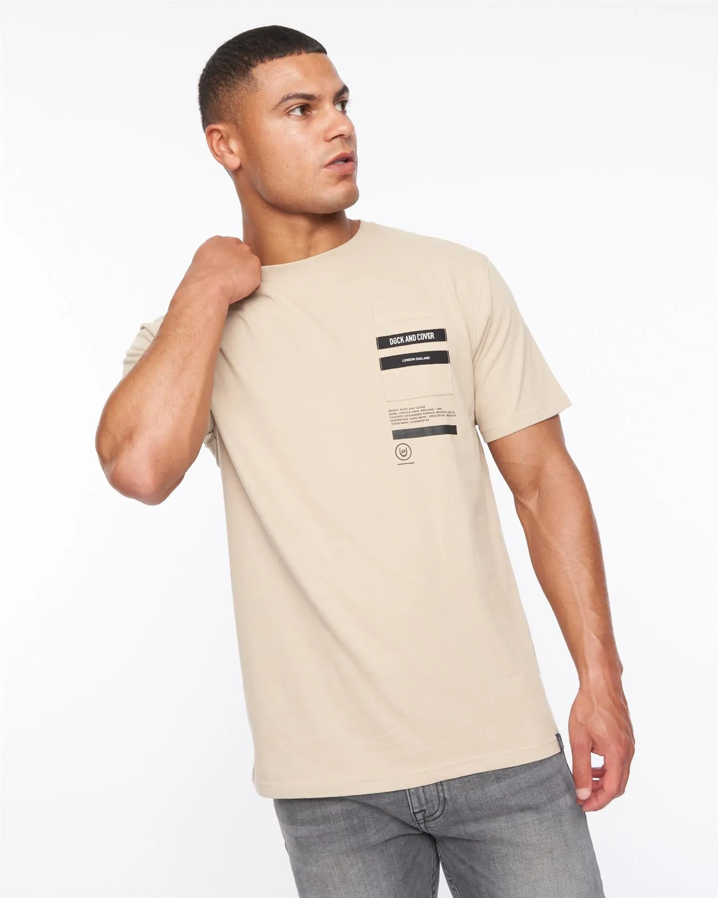 Heningys T-Shirt Greige sold by Brand Corner product image thumbnail 3