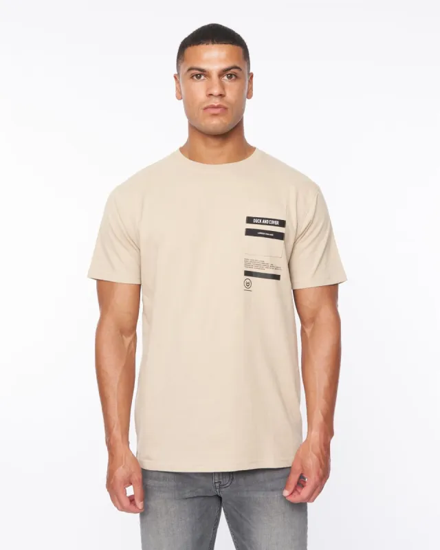 Heningys T-Shirt Greige sold by Brand Corner