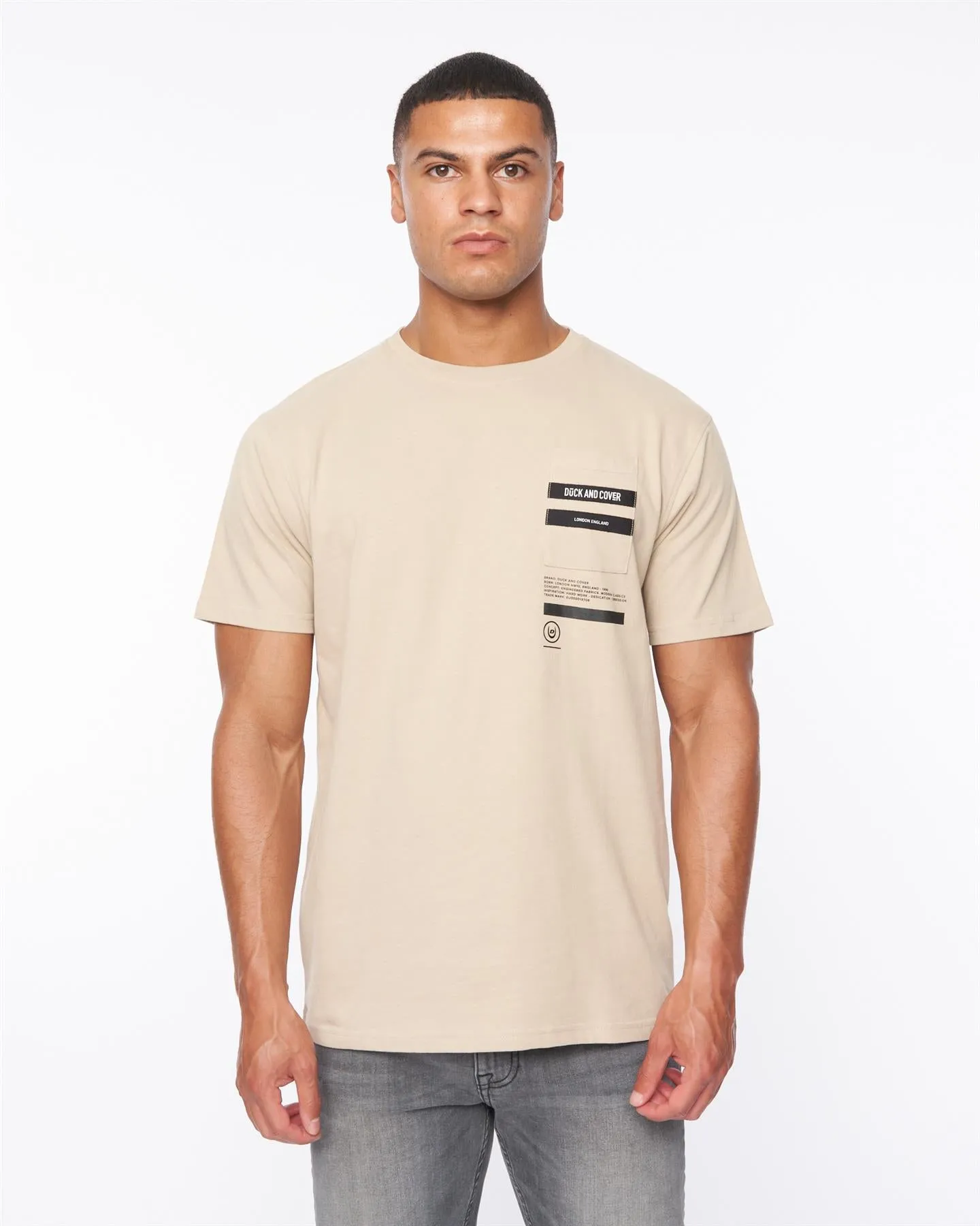Heningys T-Shirt Greige sold by Brand Corner