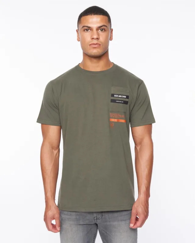 Heningys T-Shirt Dark Olive sold by Brand Corner