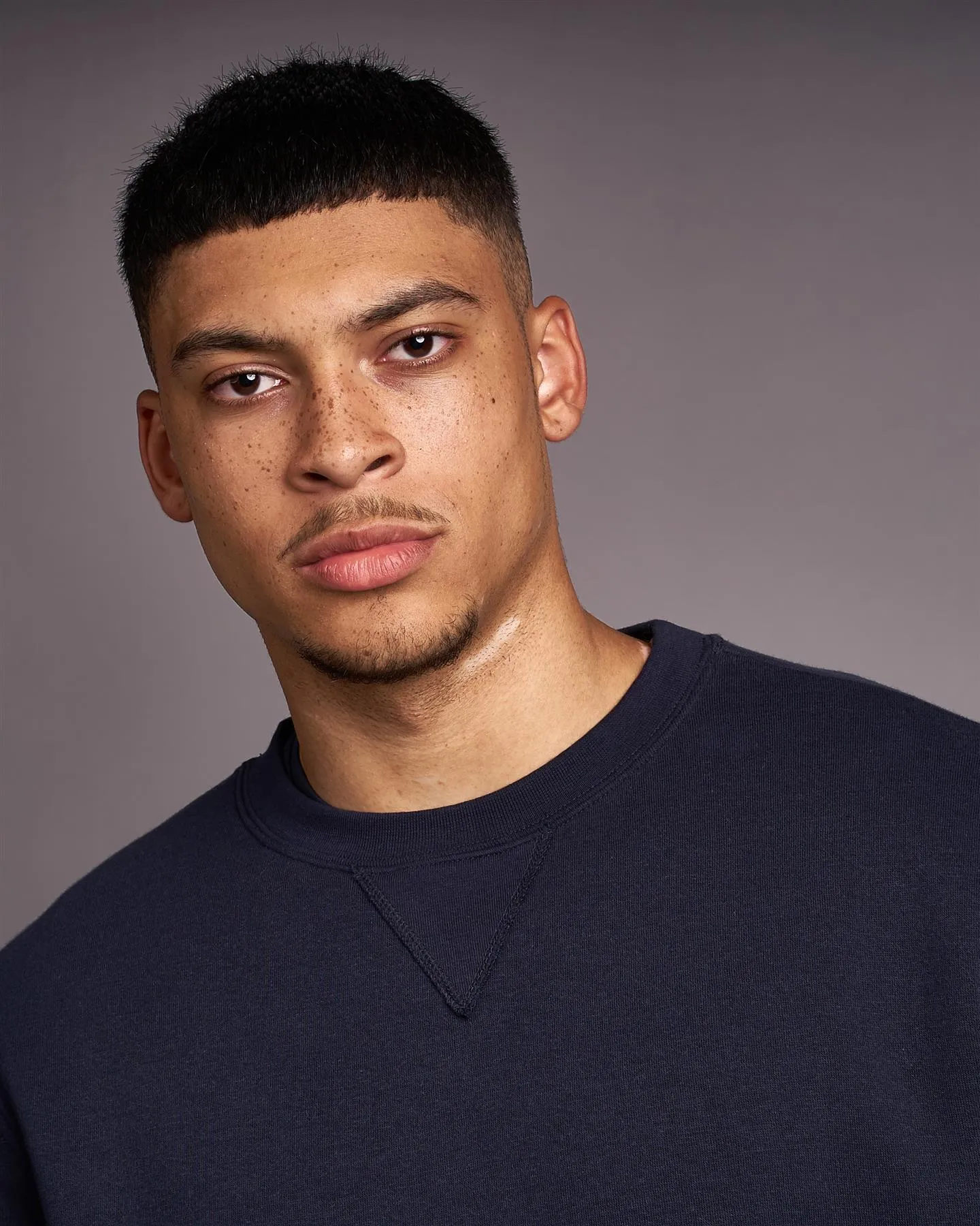 Mens Cranwood Crew Sweat Navy sold by Brand Corner product image thumbnail 3