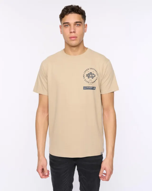 Chellforth T-Shirt Greige sold by Brand Corner