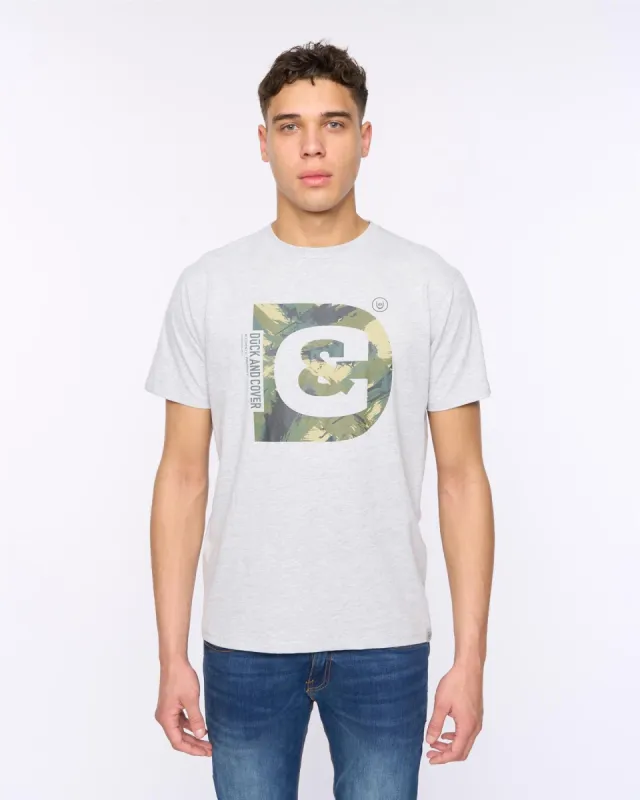 Deecee T-Shirt Grey Marl sold by Brand Corner