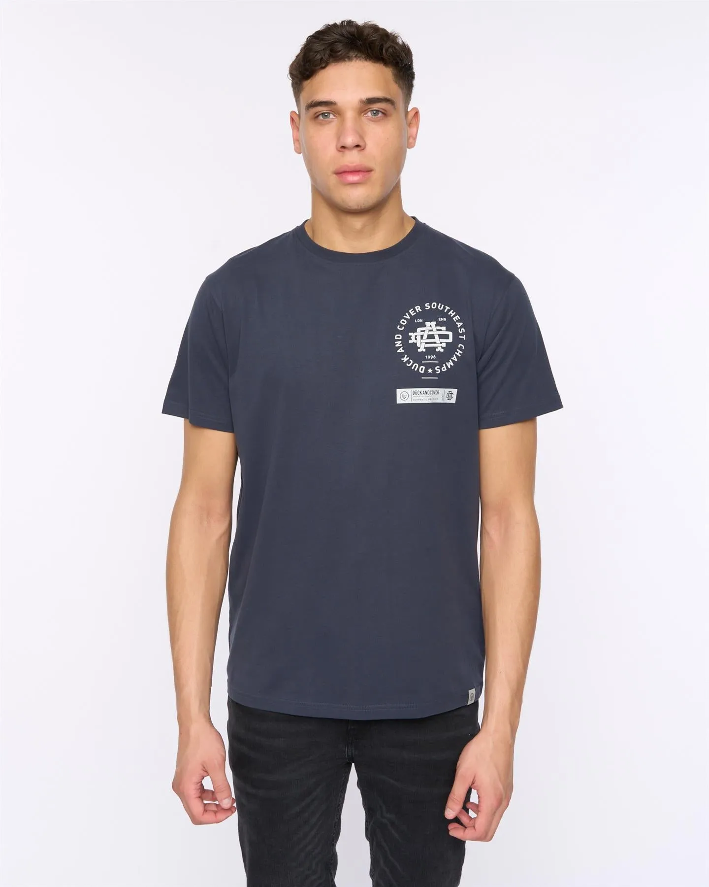 Chellforth T-Shirt Navy sold by Brand Corner