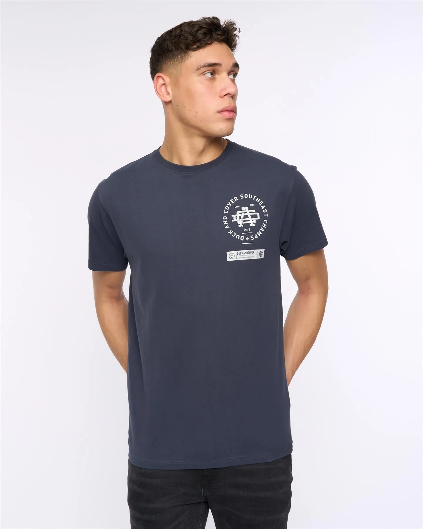 Chellforth T-Shirt Navy sold by Brand Corner product image thumbnail 5