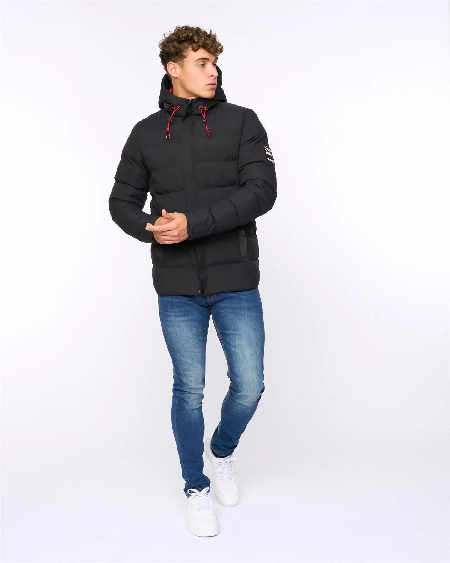 Mens Kampleys Embossed Jacket Black sold by Brand Corner product image thumbnail 3