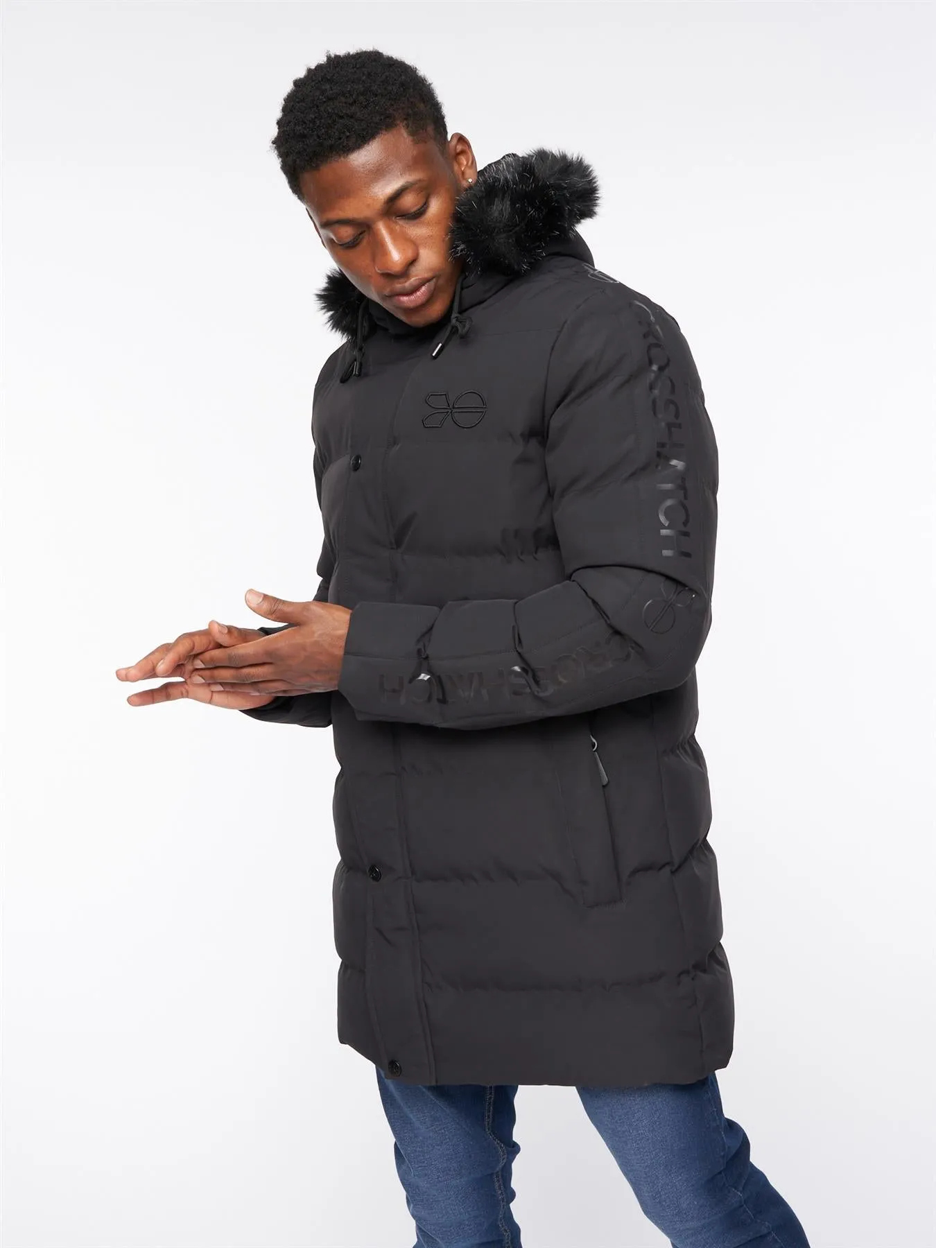 Mens Daydream Parka Black sold by Brand Corner