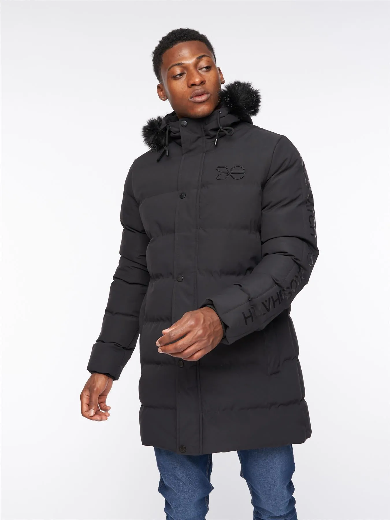 Mens Daydream Parka Black sold by Brand Corner product image thumbnail 3