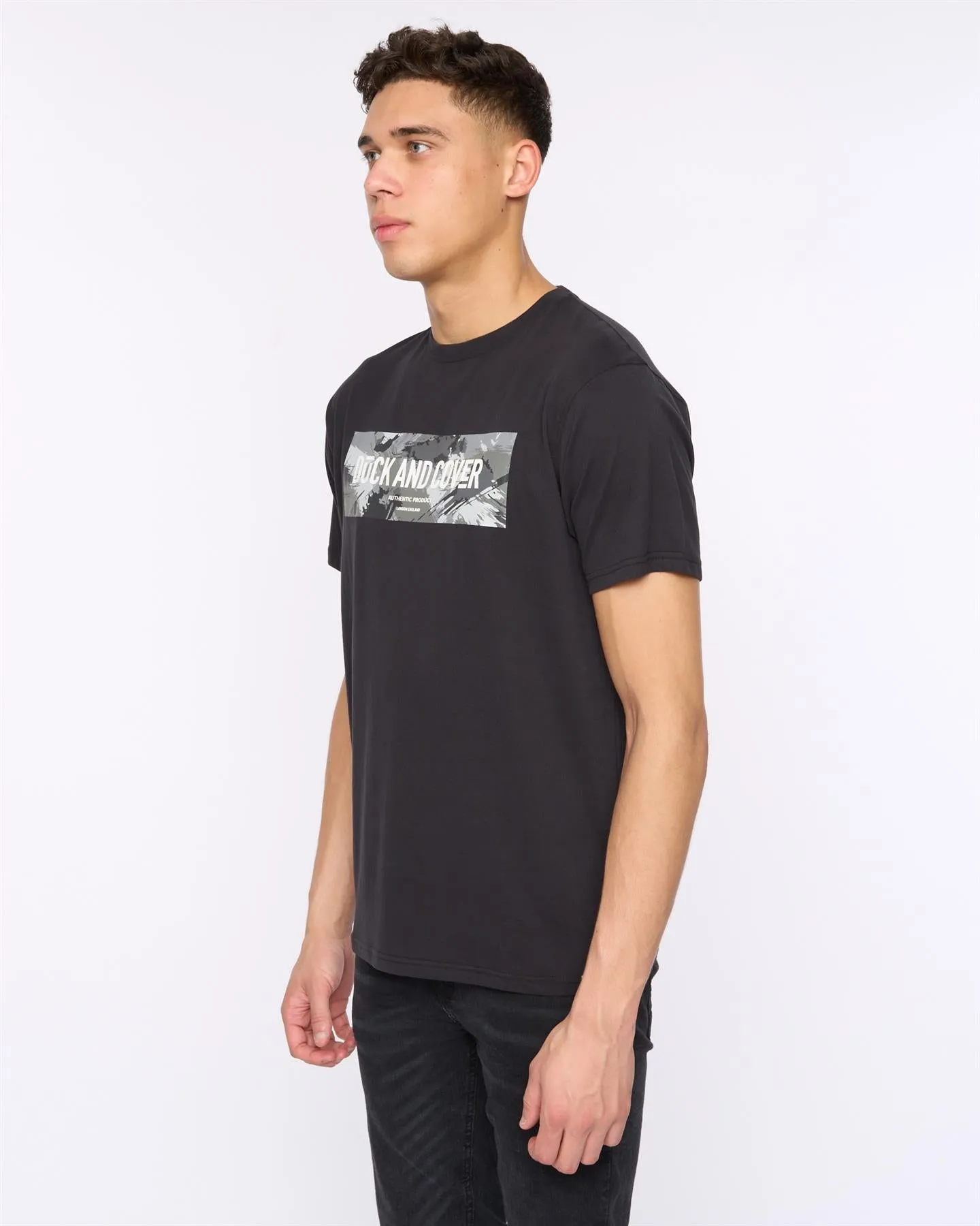 Mens Wayfirth T-Shirt Black sold by Brand Corner product image thumbnail 2