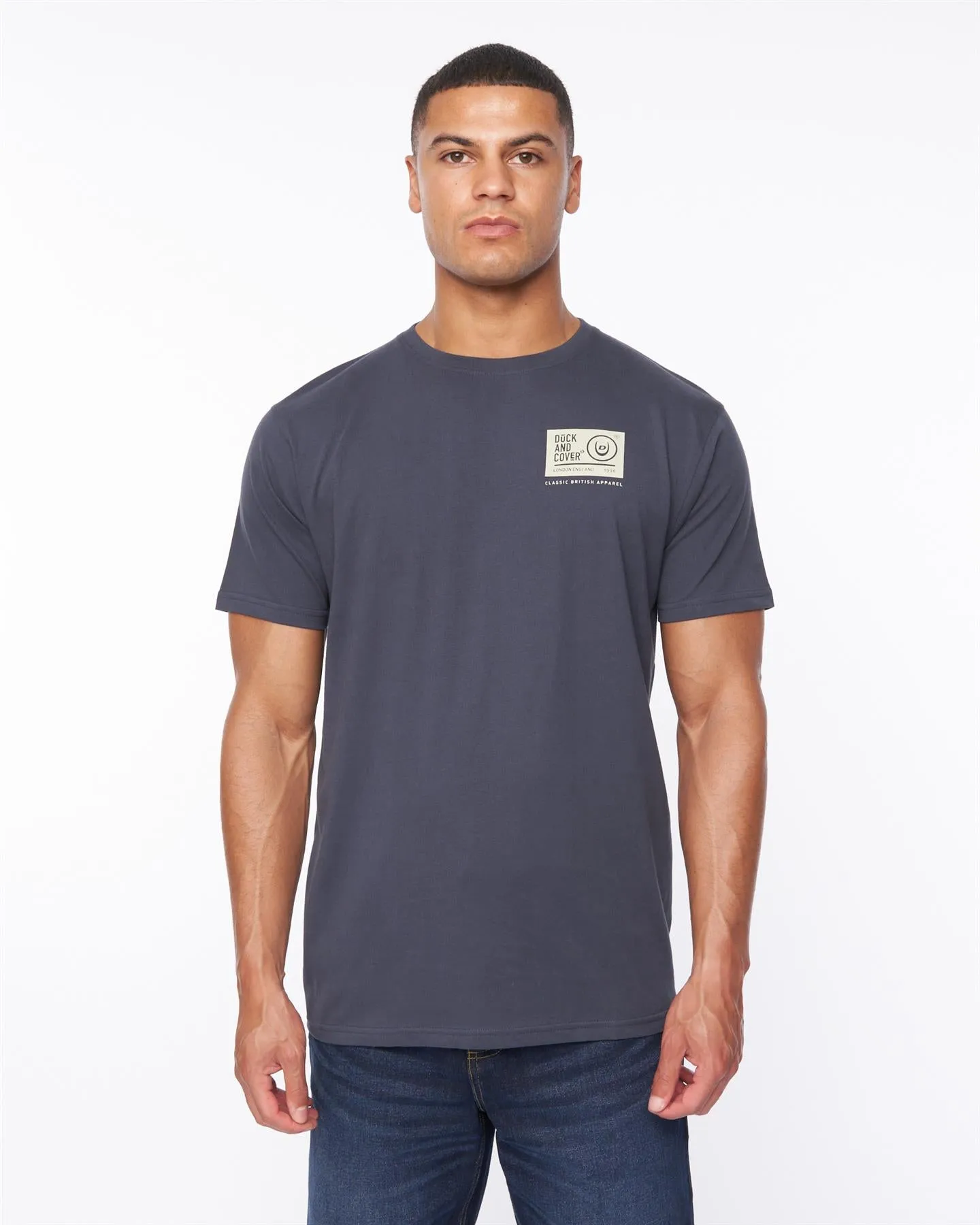 Mens Tamtar T-Shirt Navy sold by Brand Corner