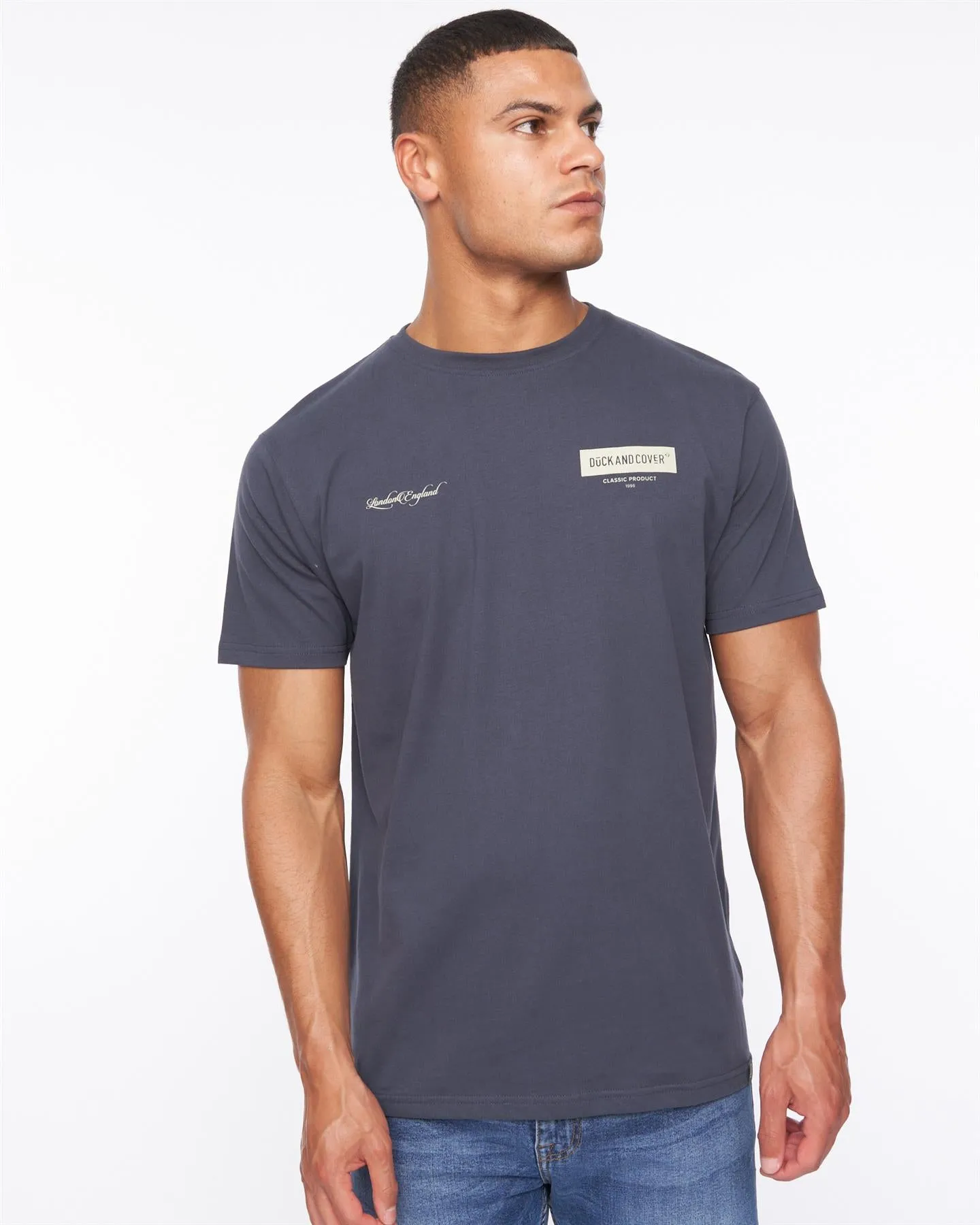 Mens Mersak T-Shirt Navy sold by Brand Corner product image thumbnail 2