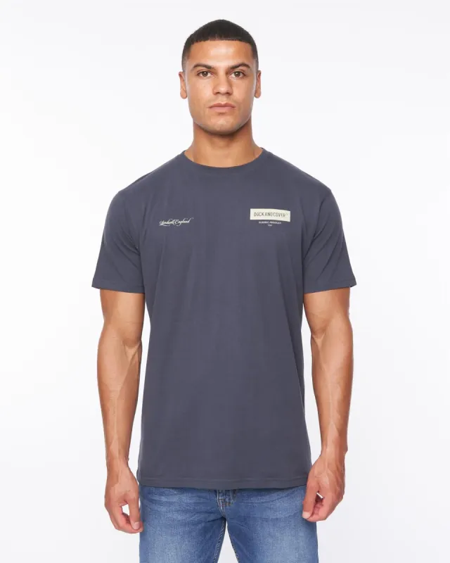 Mens Mersak T-Shirt Navy sold by Brand Corner