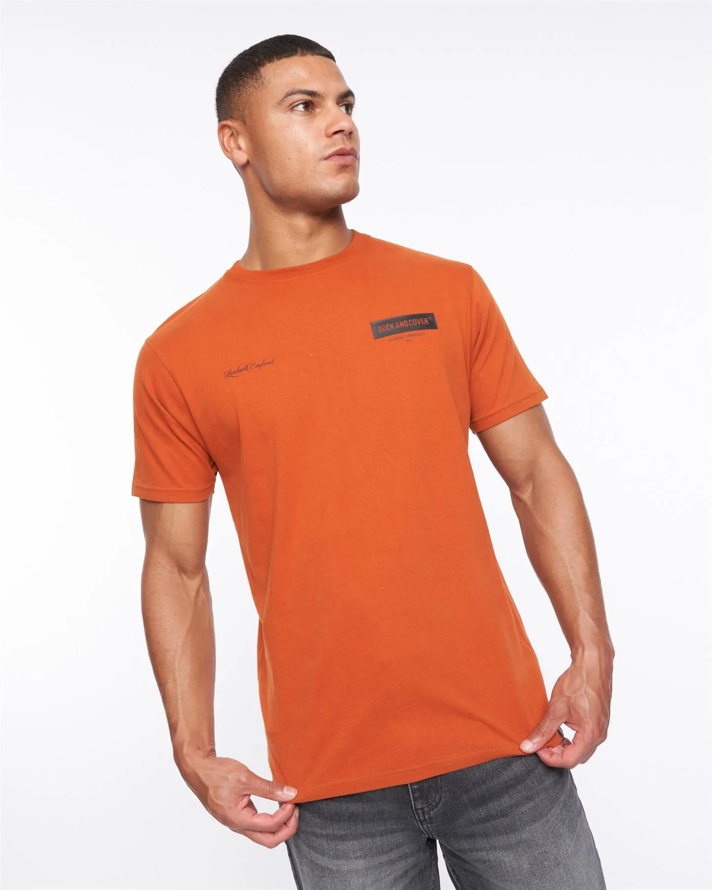 Mens Mersak T-Shirt Burnt Orange sold by Brand Corner product image thumbnail 2