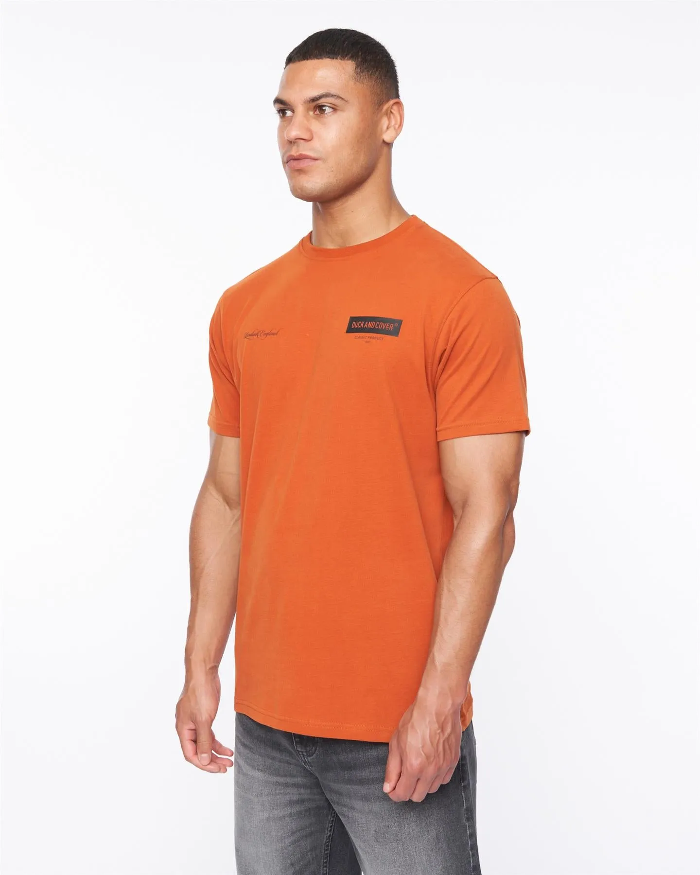 Mens Mersak T-Shirt Burnt Orange sold by Brand Corner product image thumbnail 3