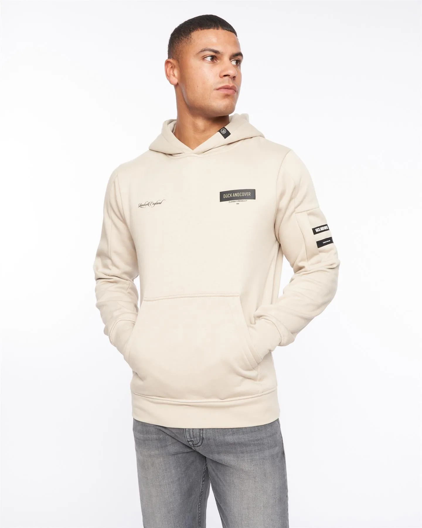 Mens Marsak Hoodie Greige sold by Brand Corner product image thumbnail 2